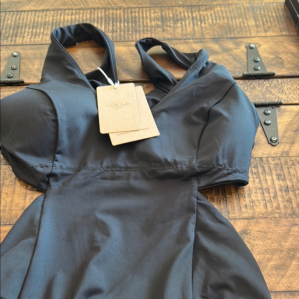 NWT-  Black One-Piece cut out monokini - Picture 4 of 5